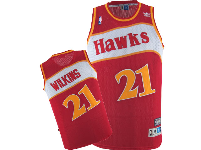 Fast Shipping NBA Atlanta Hawks Dominique Wilkins Soul Swingman Road Adidas Jerseys